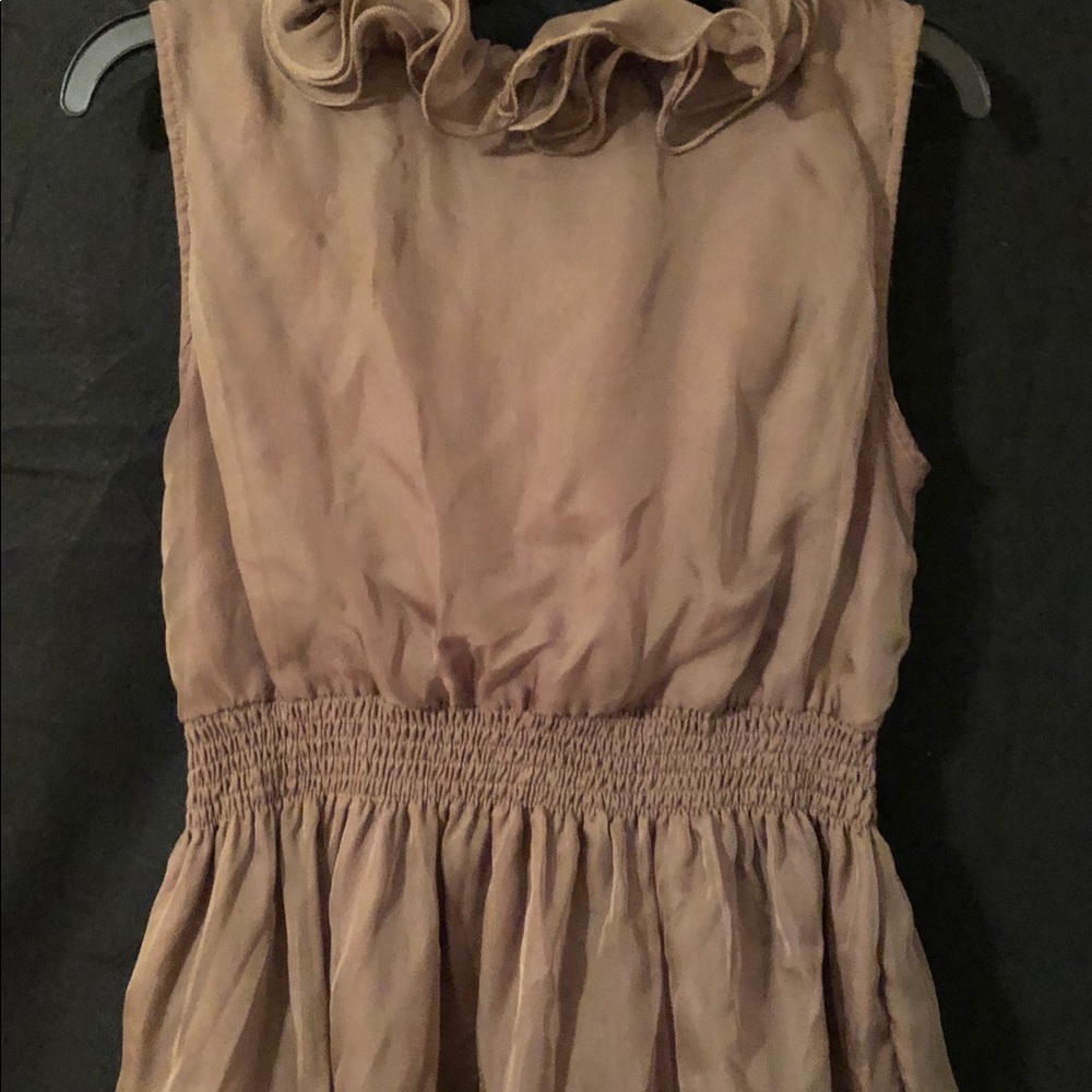 Fiasca Rose High Collar Hunter Green Top Size L - Picture 4 of 8